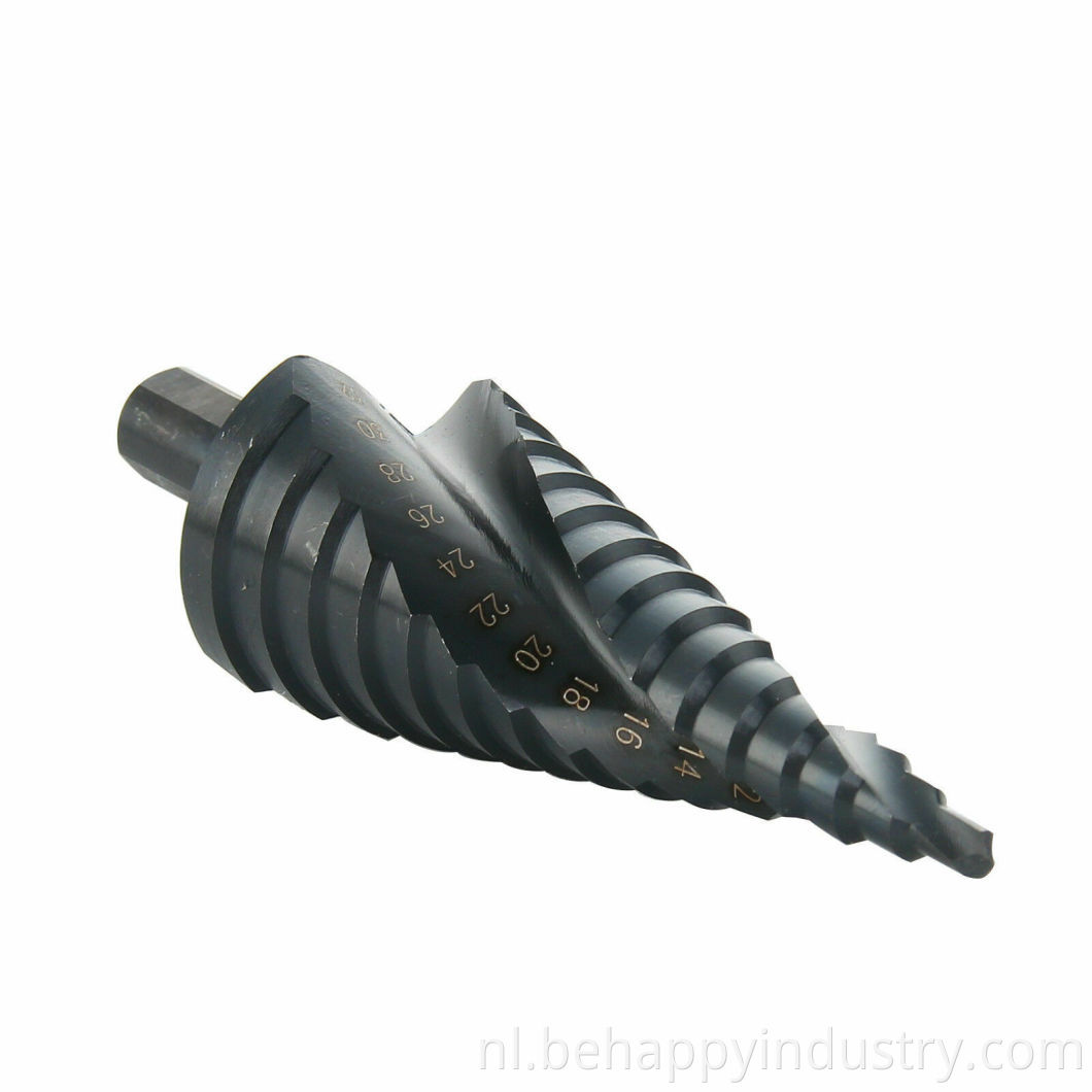 Spiral Step Cone Drill Bit